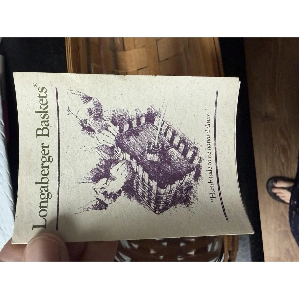 Longaberger handwoven cracker